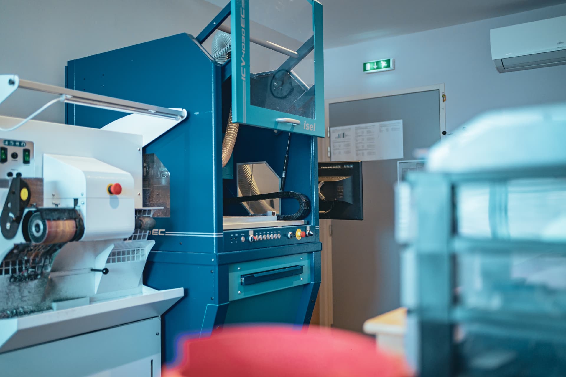 Machine à commande numérique de l'atelier de semelles sur mesure